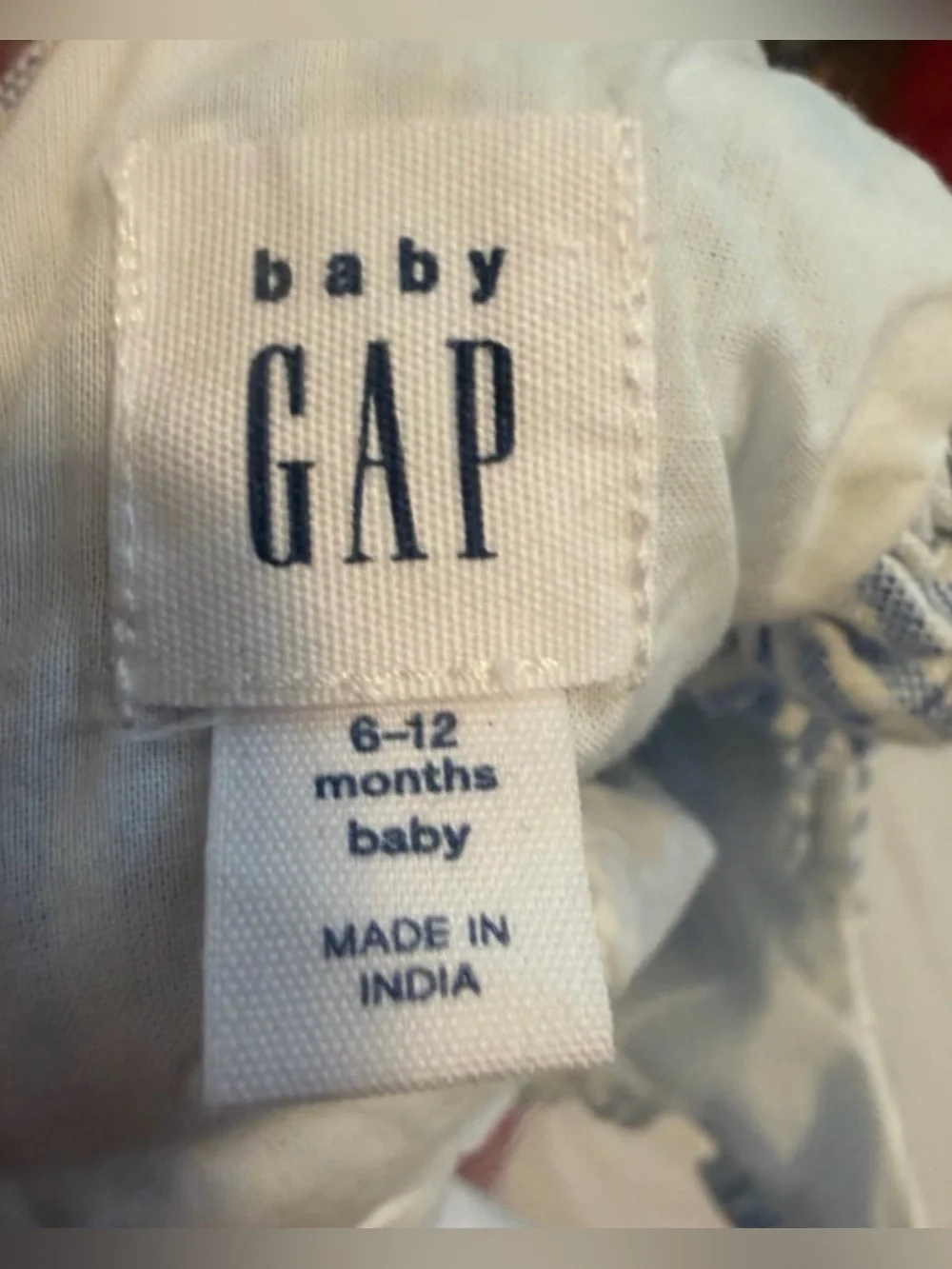 Baby Gap 2-Piece Floral Embroidered Bubble Outfit Set